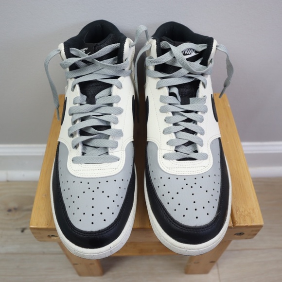 Nike Court Vision Mid – Black/Grey – Excellent Condition – Men’s 8.5 - Picture 3 of 7